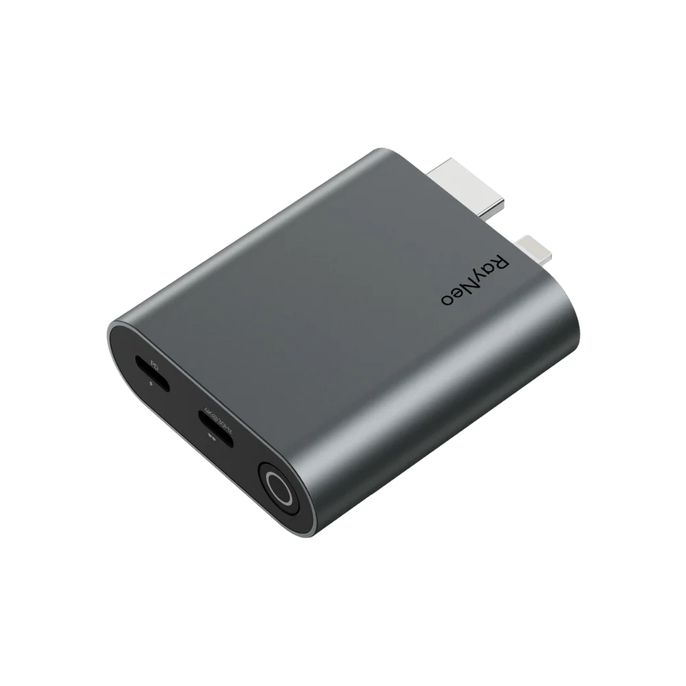 RayNeo HDMI-グラス接続・充電アダプター