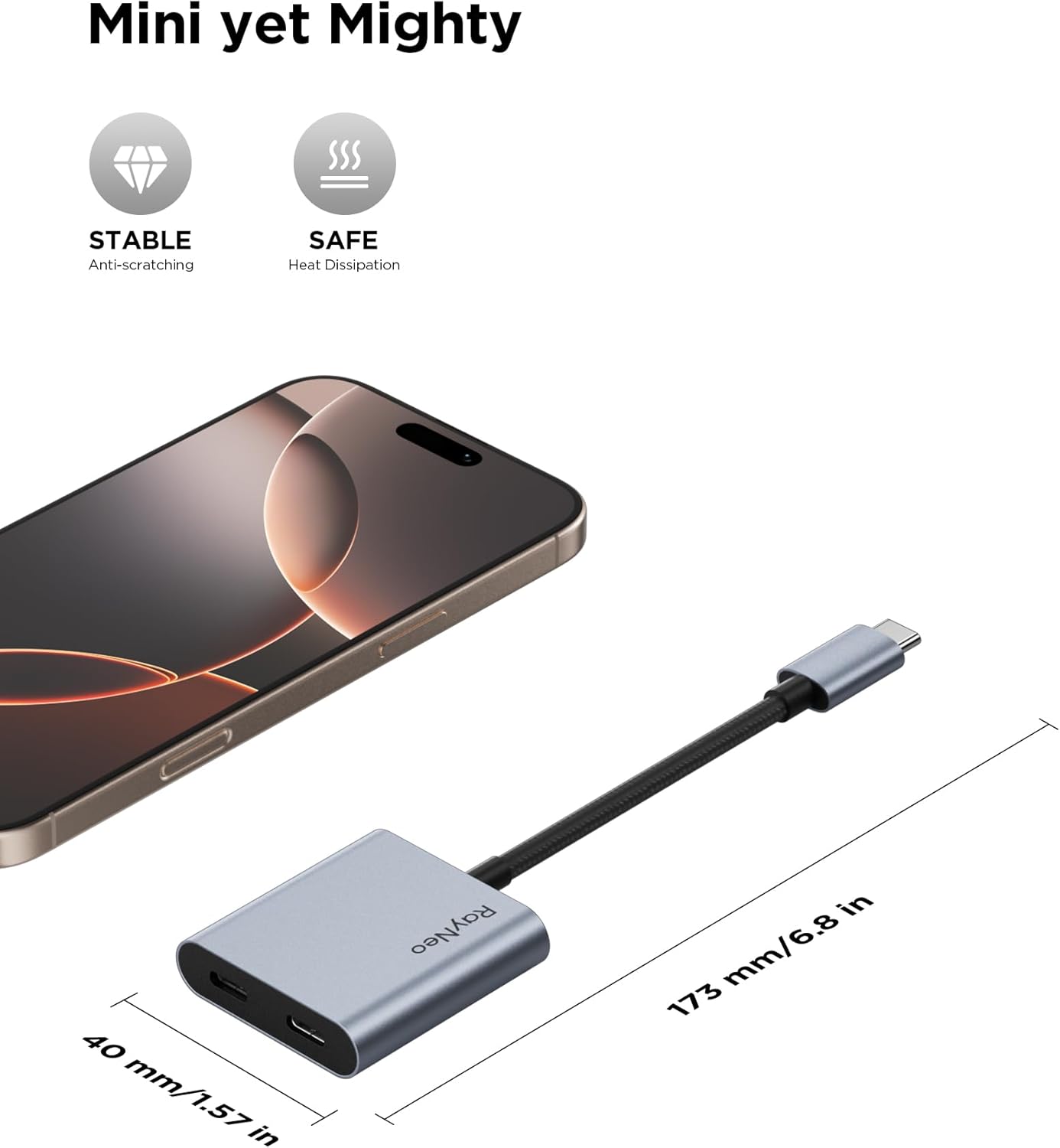 RayNeo USB-C充電アダプター - RayNeo.JP